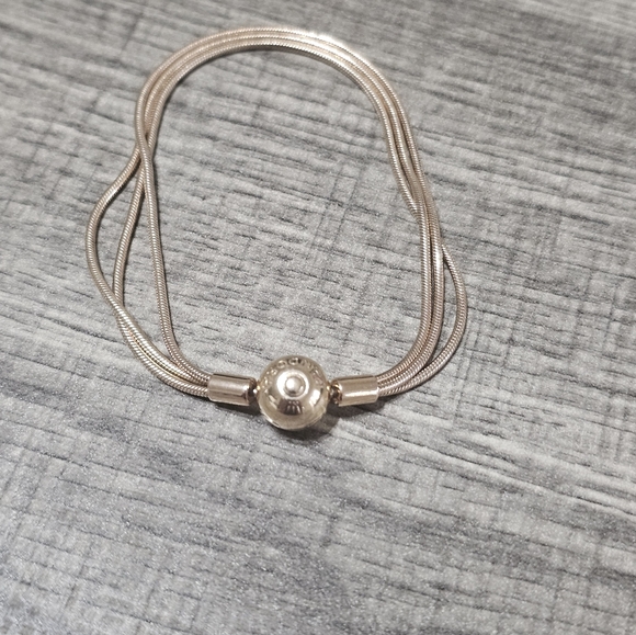 Authentic Pandora Moments Multi Snake Chain Bracelet - Picture 4 of 4